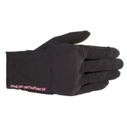 Alpinestars Ladies' Reef Textile Gloves -Deals Motorcycle Gloves Store alpinestars reef womens gloves black fuchsia img1 19