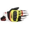 Alpinestars SP-5 Leather Gloves -Deals Motorcycle Gloves Store alpinestars sp 5 gloves black white yellow fluo red img1 2