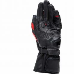 Dainese Druid 4 Leather Gloves -Deals Motorcycle Gloves Store dainese druid 4 leather gloves black lava red white a77 img3