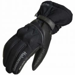 Halvarssons Splitz Waterproof Leather Gloves -Deals Motorcycle Gloves Store halvarssons glove splitz black img1 6