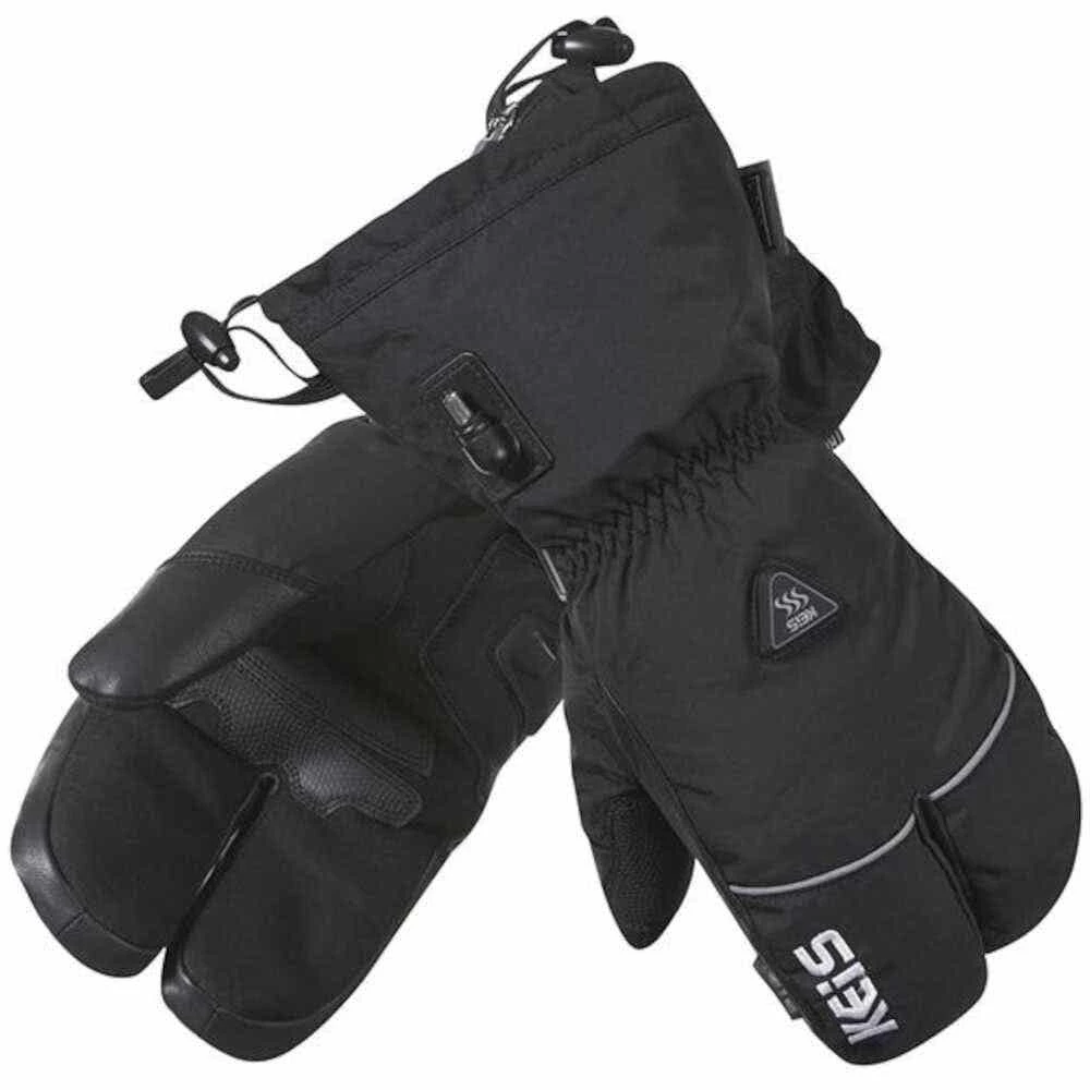 Keis G301 Premium 3-Finger Textile Waterproof Heated Gloves 3 Keis G301 Premium 3-Finger Textile Waterproof Heated Gloves