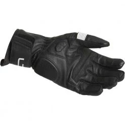 Lindstrands Backa Waterproof Leather Gloves -Deals Motorcycle Gloves Store lindstrands glove backa black white img2 17