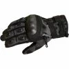 Lindstrands Siljan Leather Gloves -Deals Motorcycle Gloves Store lindstrands glove siljan black grey img1 1