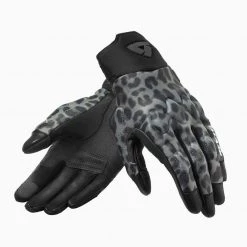 Revit Spectrum Textile Gloves -Deals Motorcycle Gloves Store revit gloves spectrum leopard dark grey img1 2
