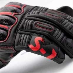 RST S1 CE Leather Gloves -Deals Motorcycle Gloves Store rst s1 ce mens gloves black grey red img3