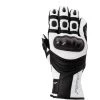 RST Sport Mid CE Waterproof Leather Gloves -Deals Motorcycle Gloves Store rst sport mid ce mens waterproof gloves white black img1